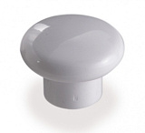 Ручка кнопка, пластик ABS, цвет - белый (K01 Белый (02))