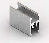 Эконом, Профиль горизонтальный межсекционный с саморезом, белый глянец, 5,4 м, анод. (AE0452.AP540.WHGPC.CJ)