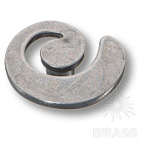 Ручка кнопка современная классика, старое серебро (1031.0040.016)