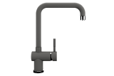 Смеситель кухонный однорычажный с высоким изливом, цвет асфальт (UQ-023-09)