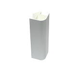 Угол для цоколя 90° универсальный, 150 мм, цвет алюминий (B28547)