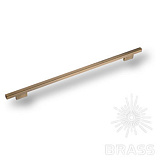 Ручка скоба модерн, состаренная латунь 480 мм (7345 0480 ABM-ABM)