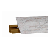 Плинтус для столешниц Мрамор саламанка 3.0 м (Скиф №35Г) RUS (LB-23-68)